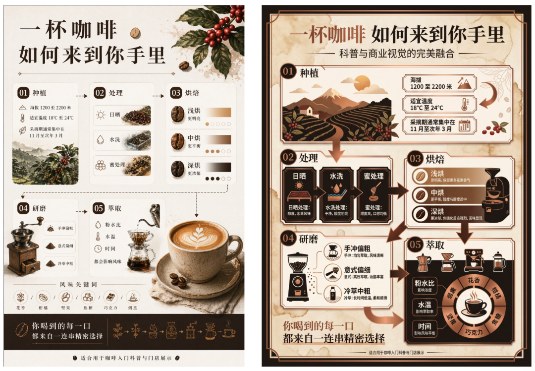 Coffee Journey Infographic